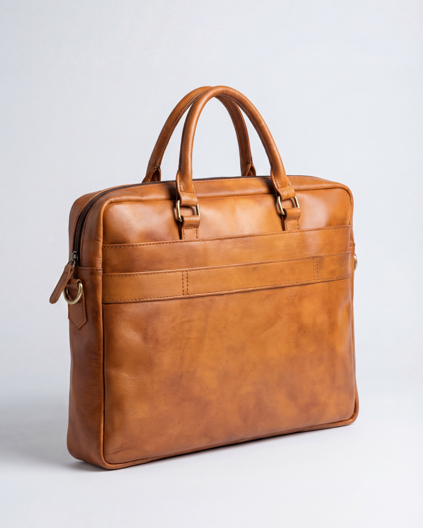 Classic Leather Bag - Brown