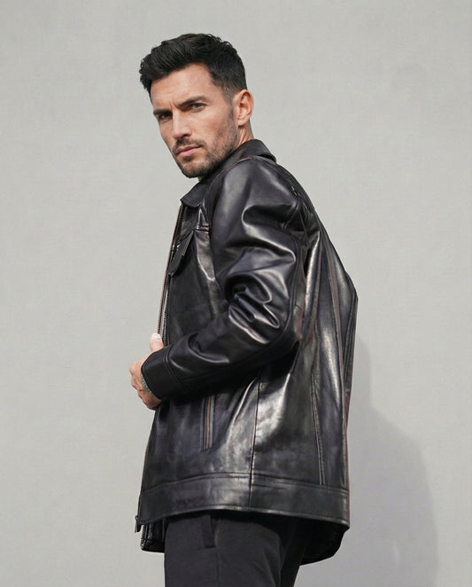 Classic Black Leather Jacket