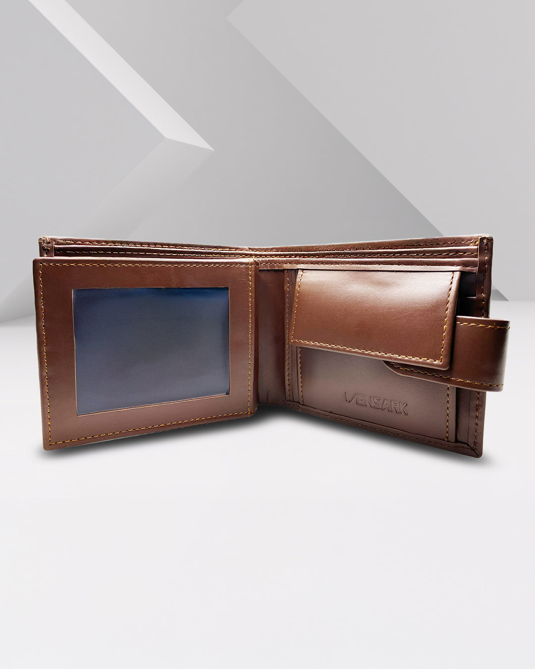 Leather Wallet - Brown