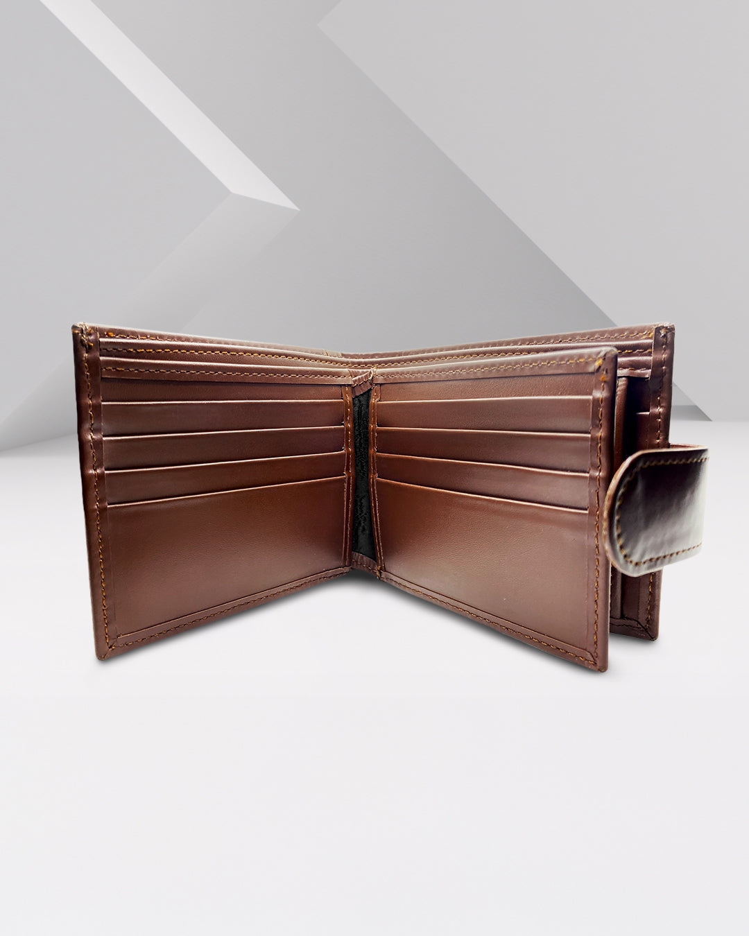 Leather Wallet - Brown