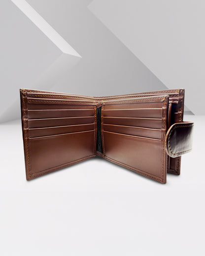 Leather Wallet - Brown