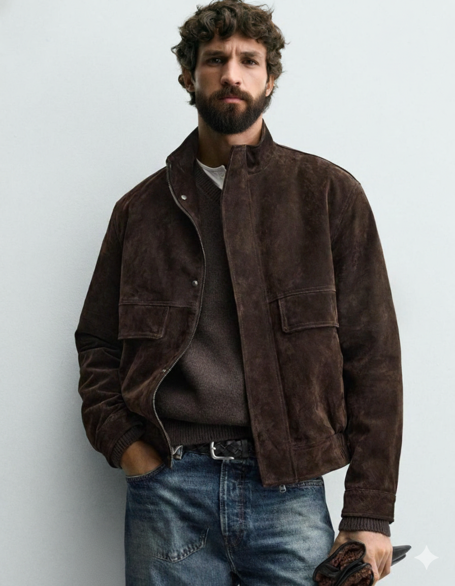 SUEDE LEATHER JACKET