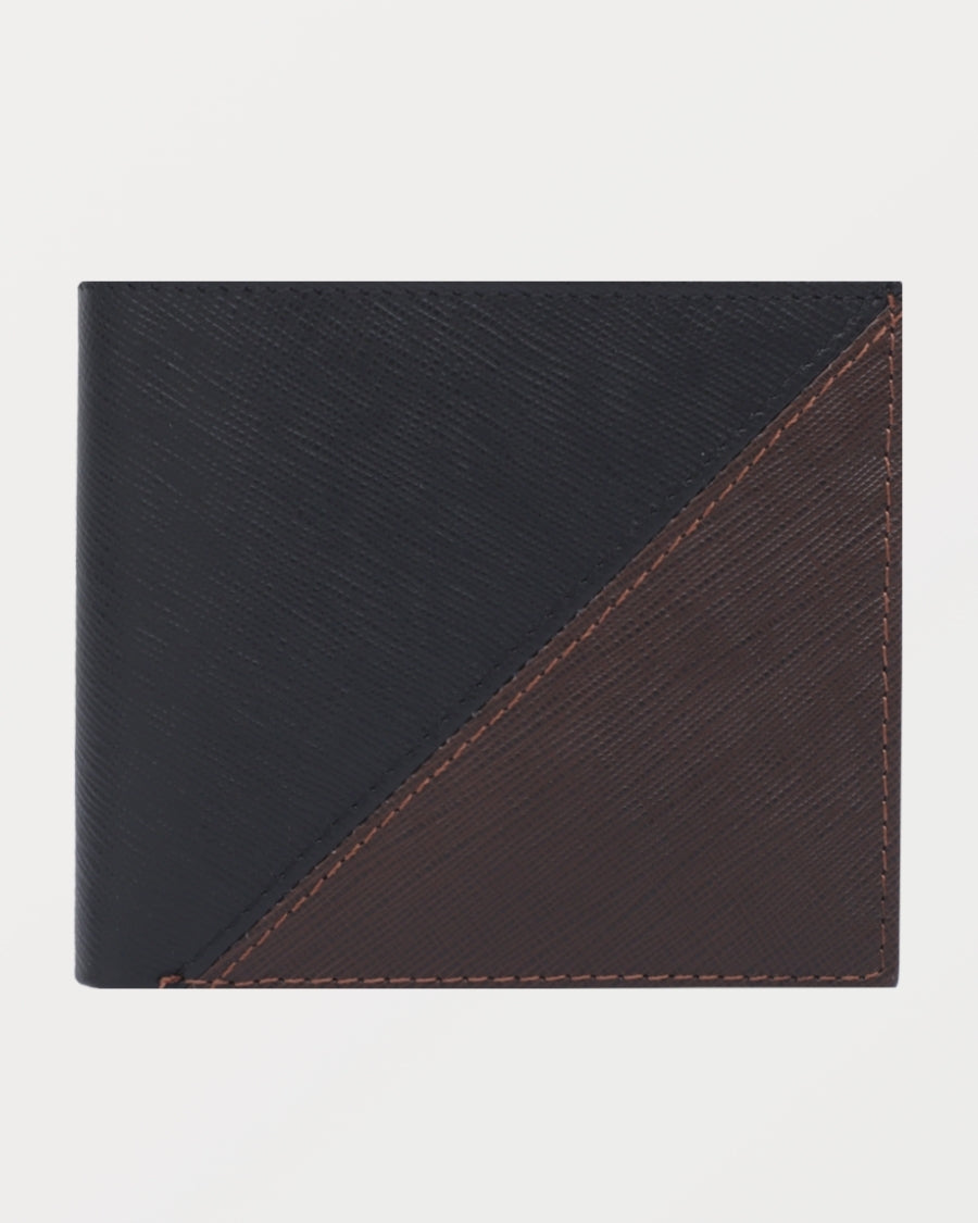 Men Wallet-BLK/BROWN