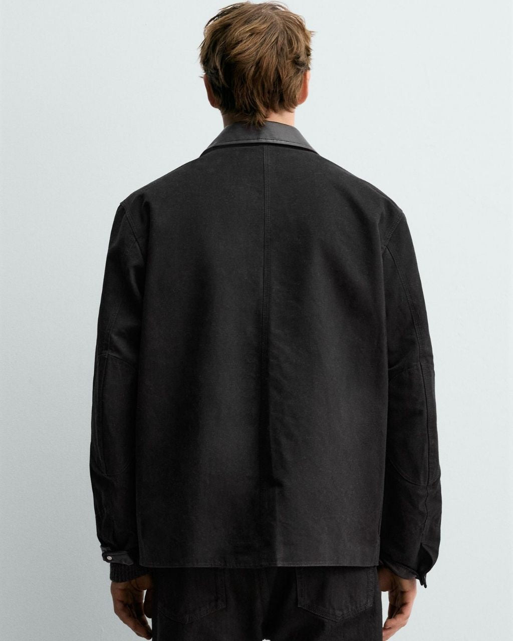 COMBINED LEATHER JACKET