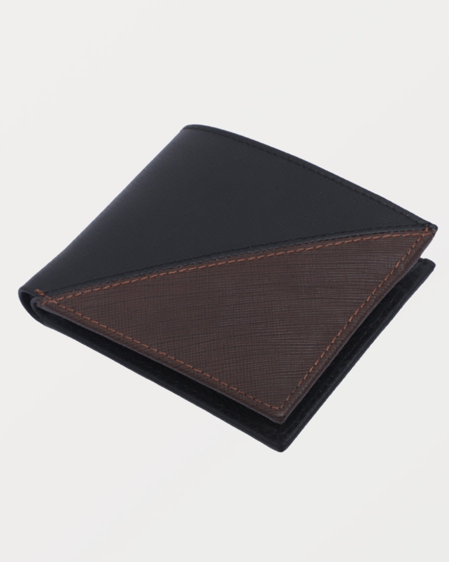 Men Wallet-BLK/BROWN